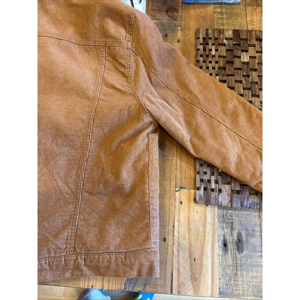 Rue 21 Corduroy Tan Button-down Jacket with Fleece Lining - Picture 12 of 13